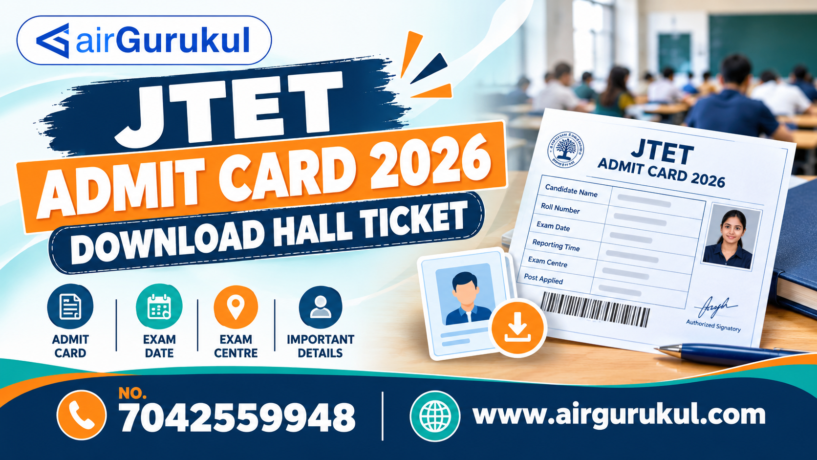 JTET Admit Card 2026: Download Hall Ticket – airGurukul